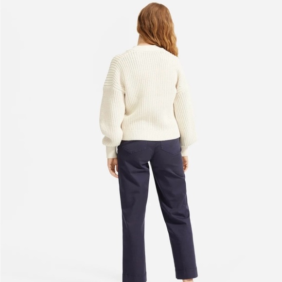 Everlane Texture Cotton Crop Cardigan - Picture 5 of 12